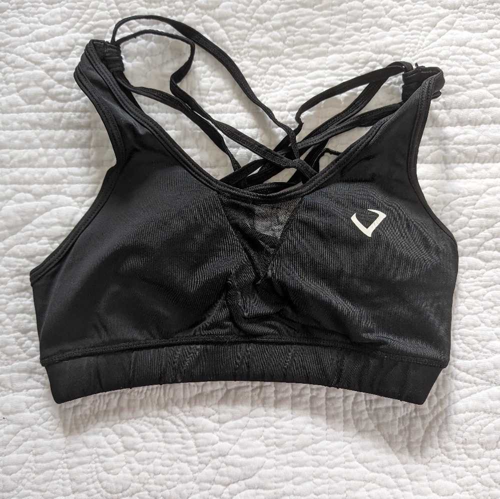 Violate The Dress Code strappy back sports bra